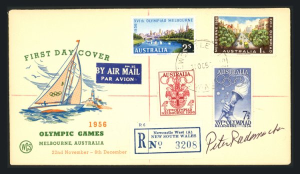 Pete Rademacher Autographed First Day Cover 1956 Usa Olympics Gold #164932