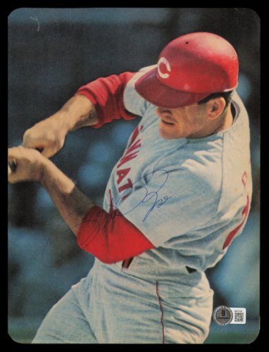Pete Rose Autographed Signed 8X11 Magazine Page Photo Cincinnati Reds Beckett Beckett Qr #Bm37309 