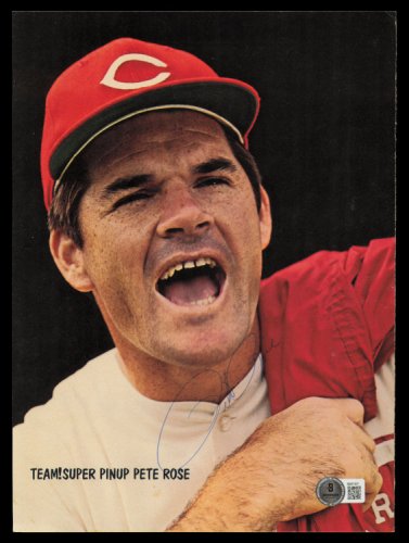 Pete Rose & Boog Powell Autographed Signed 8.5X11.5 Magazine Page Photo Beckett Beckett Qr #Bm37307 