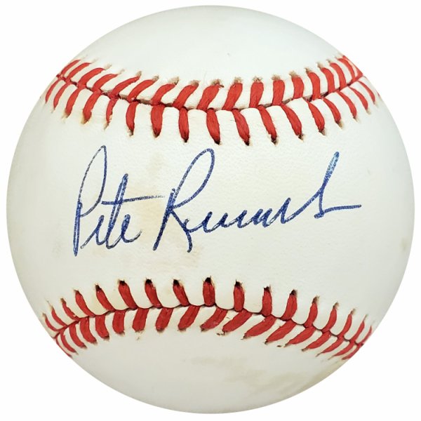 Pete Runnels Autographed Official Nl Baseball Boston Red Sox Beckett Beckett