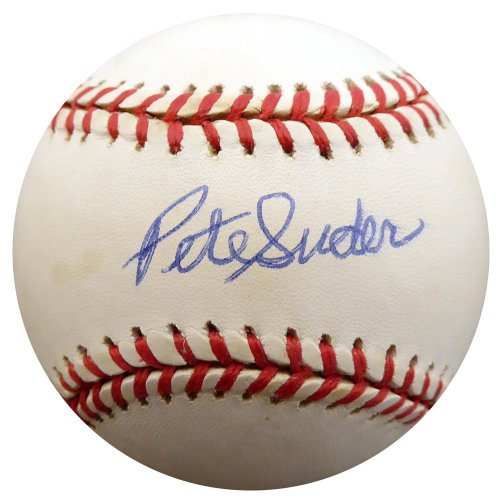 Pete Suder Autographed Official Al Baseball Philadelphia A's Beckett Beckett