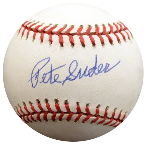 Pete Suder Autographed Official Al Baseball Philadelphia A's Beckett Beckett
