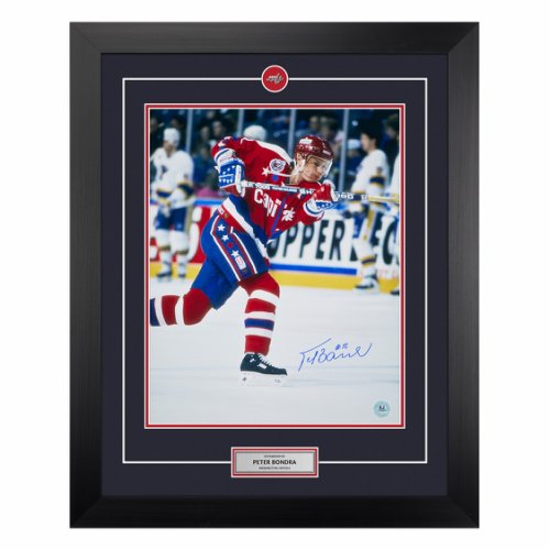 Peter Bondra Washington Capitals Autographed Signed Hockey 26x32 Frame