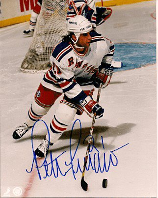 Peter Ferraro Autographed Signed 8X10 New York Rangers Photo - Autographs