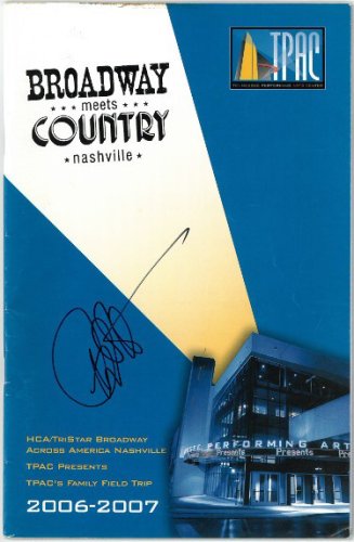 Peter Gallagher Autographed Signed 2006-2007 Broadway Meets Country Nashville TPAC Program- JSA #KK58218