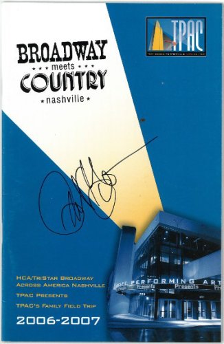 Peter Gallagher Autographed Signed 2006-2007 Broadway Meets Country Nashville TPAC Program- JSA #KK58219
