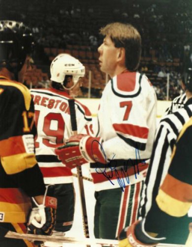 Peter Mcnab Autographed Signed 8X10 New Jersey Devils Photo - Autographs
