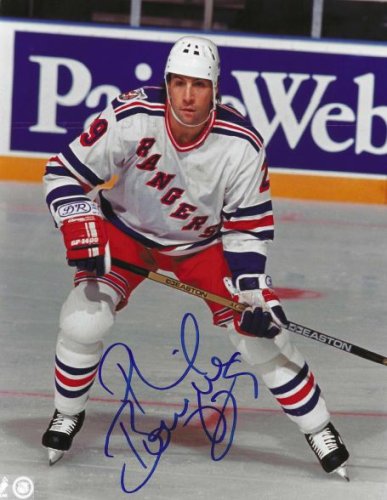 Phil Bourque Autographed Signed 8X10 New York Rangers Photo - Autographs