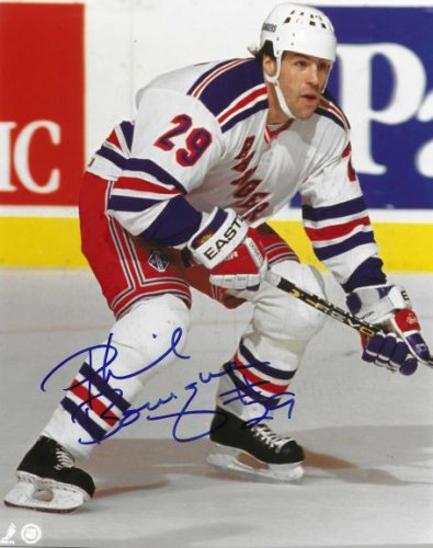 Phil Bourque Autographed Signed 8X10 New York Rangers Photo - Autographs