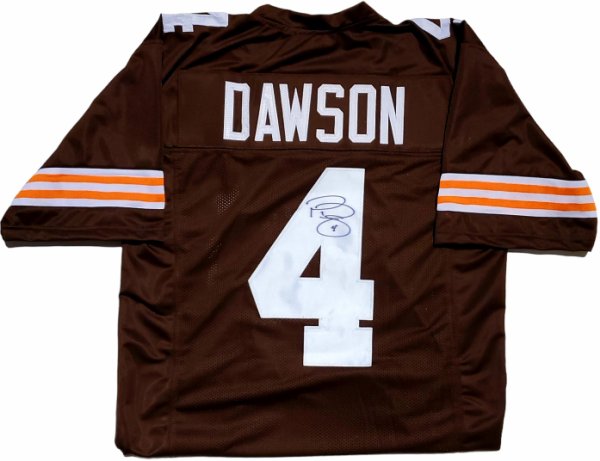 Phil Dawson Cleveland Browns Autographed Signed Brown Custom Jersey - Certified Authentic 