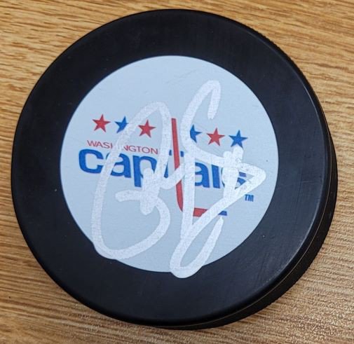 Phil Housley Autographed Signed Washington Capitals Hockey Puck - Autographs