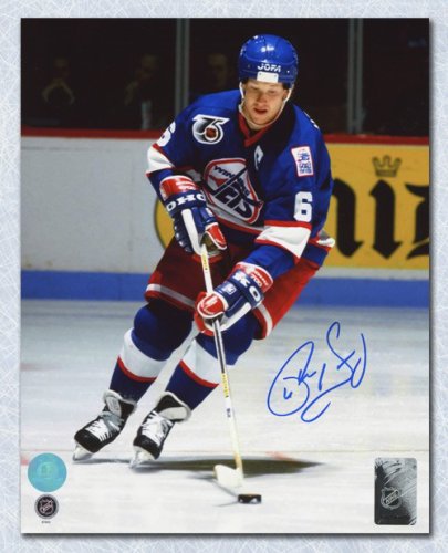Phil Housley Autographed Signed Winnipeg Jets Game Action 8x10 Photo