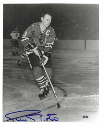Pierre Pilote Autographed Signed 8X10 Chicago Blackhawks Photo - Autographs