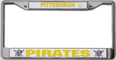 Pittsburgh Pirates CHROME License Plate Frame