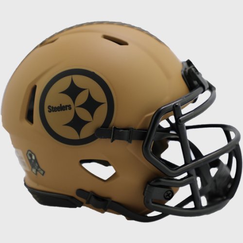 Pittsburgh Steelers NFL Mini Speed Football Helmet SALUTE TO SERVICE 2 