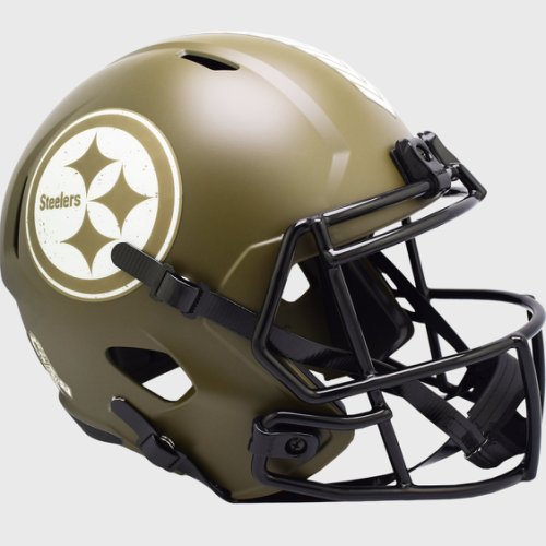 Pittsburgh Steelers Speed Replica Football Helmet SALUTE TO SERVICE 