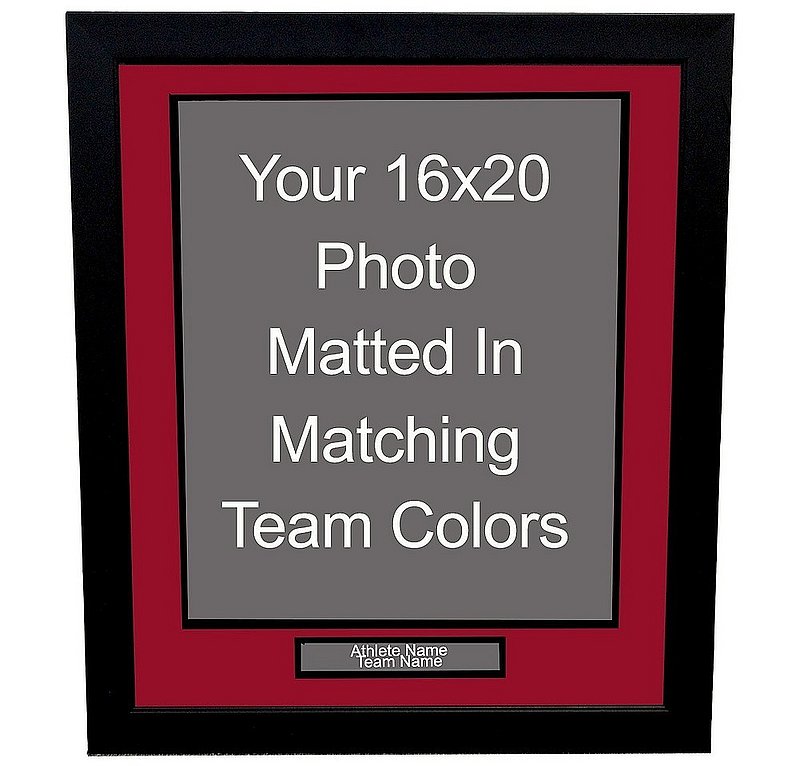 Professional 16x20 Photo Framing with Nameplate 