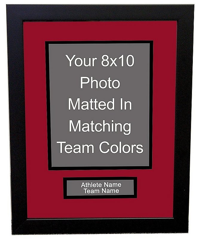 Professional 8x10 Photo Framing with Nameplate 