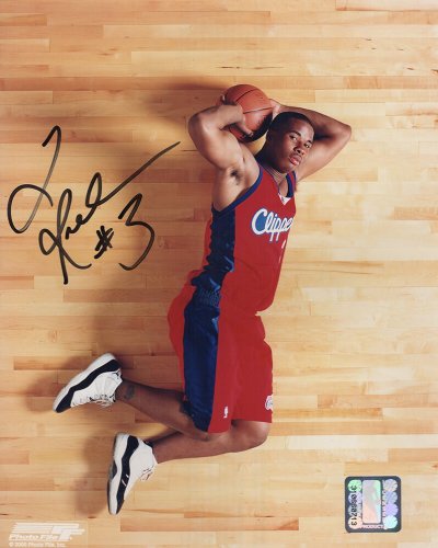 Quentin Richardson Autographed Signed Clippers Hardwood Floor Pose 8x10 Photo 