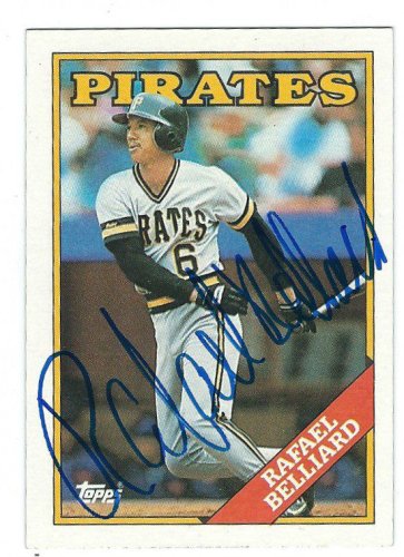 Rafael Belliard Autographed Signed 1988 Topps Card - Autographs