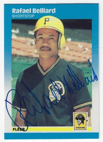Rafael Belliard Autographed Signed Pittsburgh Pirates 1987 Fleer Card - Autographs