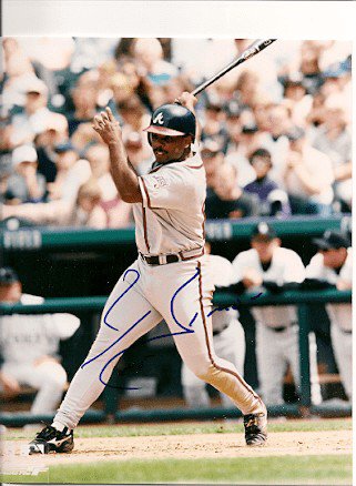 Randall Simon Autographed Signed 8X10 Atlanta Braves Photo - Autographs