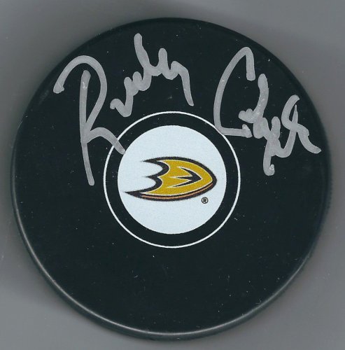 Randy Carlyle Autographed Signed Anaheim Ducks Hockey Puck - Autographs