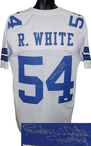 Randy White Autographed Signed White TB Custom Stitched Pro Style