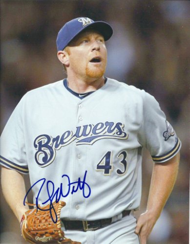 Randy Wolf Autographed Signed 8X10 Milwaukee Brewers Photo - Autographs