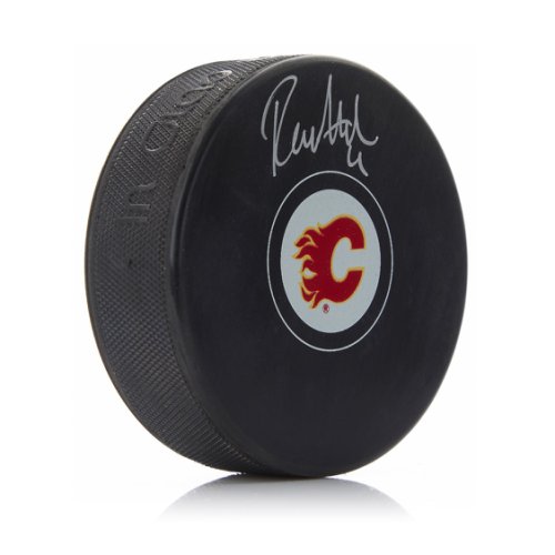 Rasmus Andersson Autographed Signed Calgary Flames Hockey Puck