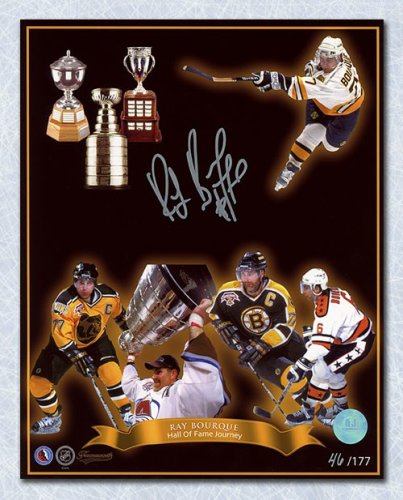 Ray Bourque Autographed Signed Hockey Hall Of Fame Journey 8x10 Photo