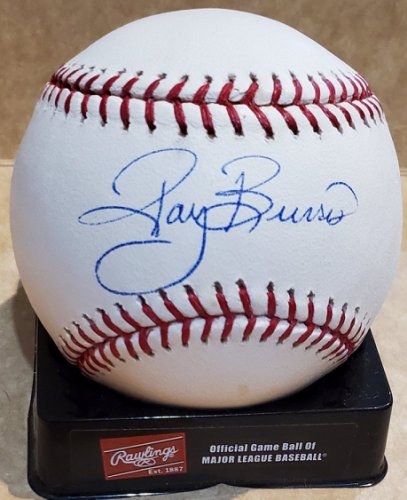 Ray Burris Autographed Signed Rawlings Official Major League Baseball - Autographs