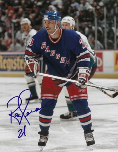 Ray Ferraro Autographed Signed 8X10 New York Rangers Photo - Autographs