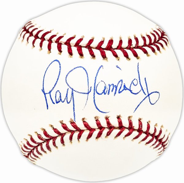 Ray Hamrick Autographed Signed Official MLB Baseball Philadelphia Phillies Beckett Beckett Qr #Bm25238 