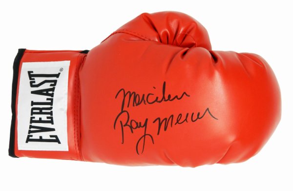 Ray Mercer Autographed Signed Everlast Red Boxing Glove w/Merciless 