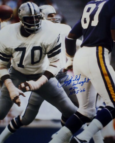 Rayfield Wright Autographed Signed Dallas Cowboys 16X20 Photo - Autographs