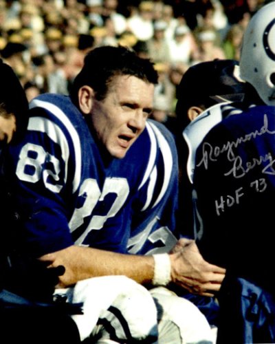 Raymond Berry Autographed Signed HOF 8X10 Baltimore Colts Photo - Autographs