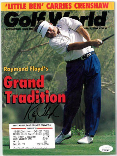 Raymond Floyd Autographed Signed Golf World Full Magazine 4/8/1994- JSA #EE63286 (US Open Champion) 