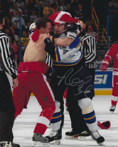 Reed Low Autographed Signed 8X10 St. Louis Blues Photo - Autographs