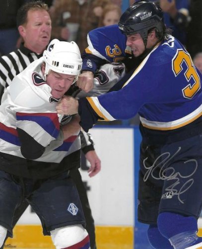 Reed Low Autographed Signed 8X10 St. Louis Blues Photo - Autographs