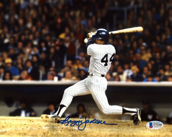 Reggie Jackson Autographed 8X10 Photo New York Yankees Beckett Beckett