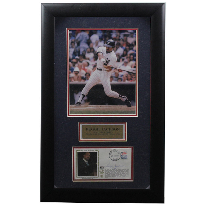 Sold at Auction: Reggie Jackson New York Yankees Framed Signed GFA