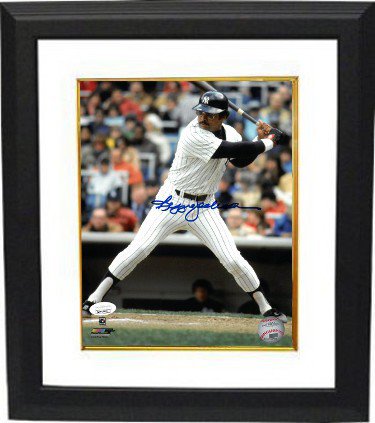 Reggie Jackson Autographed Signed New York Yankees 8x10 Color Photo Custom Framing- JSA Witnessed (batting) 