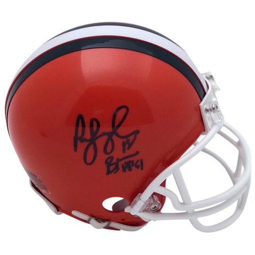 Reggie Langhorne Cleveland Browns Autographed Signed Mini Helmet - Certified Authentic 