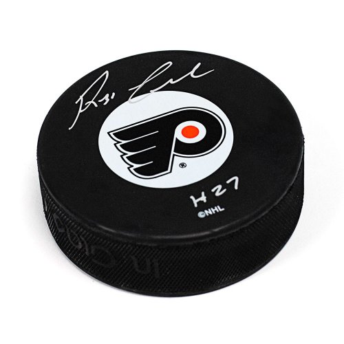 Reggie Leach Philadelphia Flyers Autographed Signed Hockey Puck