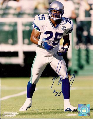 Reggie Tounge Autographed Signed Seattle Seahawks Photo - Autographs 