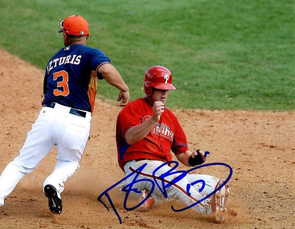 Reid Brignac Autographed Signed 8X10 Philadelphia Phillies Photo - Autographs