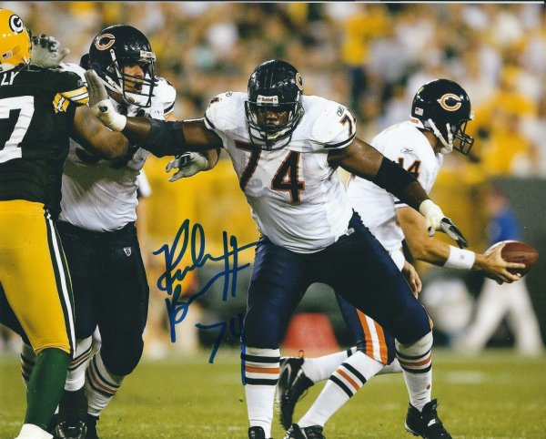 Reuben Brown Autographed Signed 8X10 Chicago Bears Photo - Autographs 