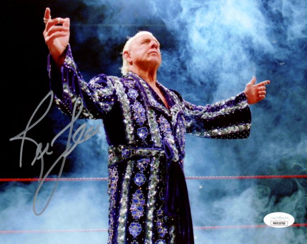 Ric Flair Autographed 8X10 Photo JSA