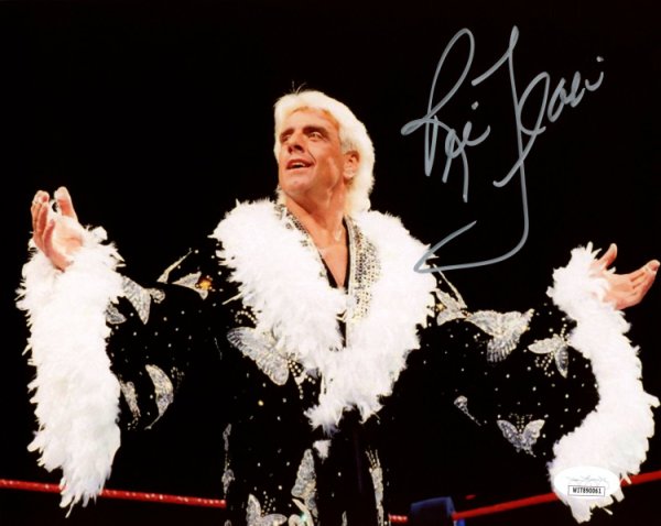 Ric Flair Autographed 8X10 Photo JSA